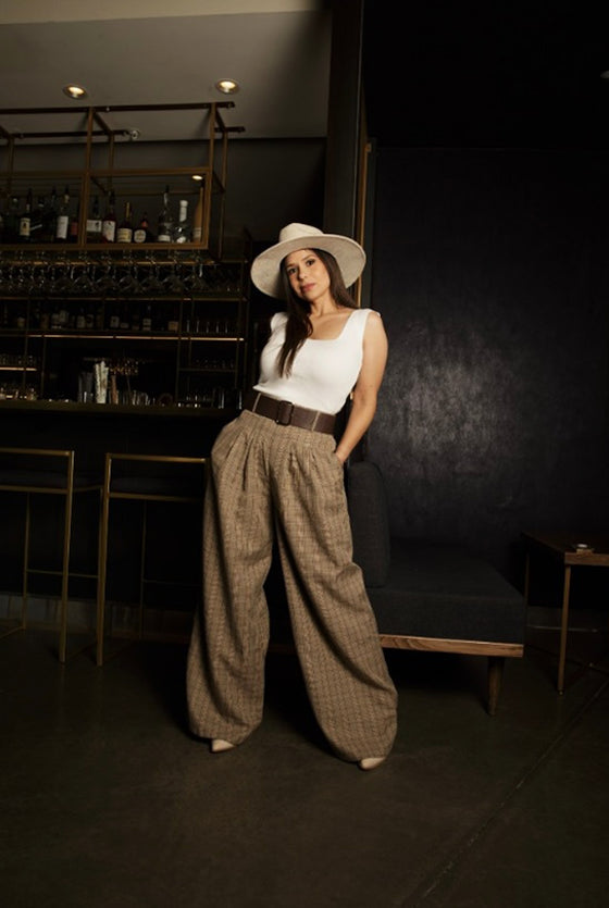 Philippe brown mix pants