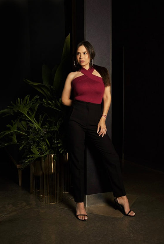 Avriel top in magenta