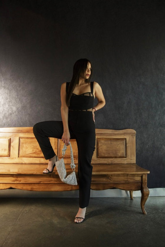 Fayette black jumpsuit