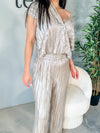 Clarina Metallic Silver