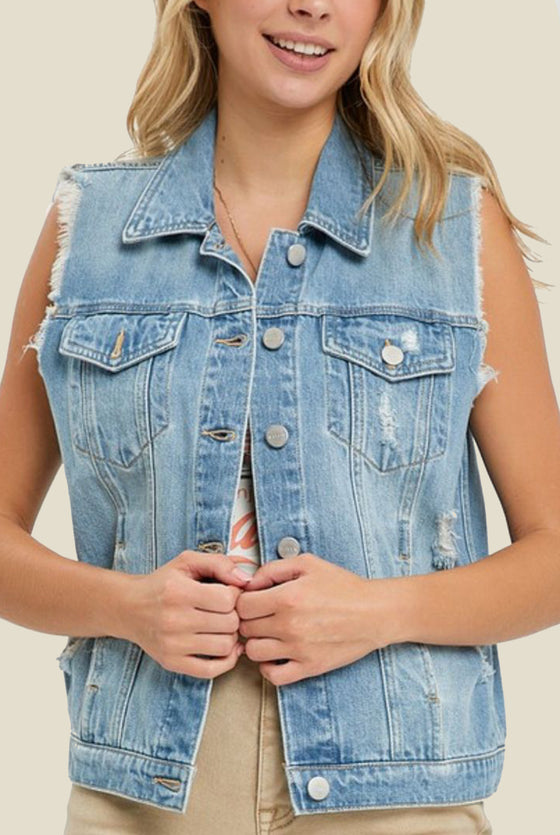 Denim vest