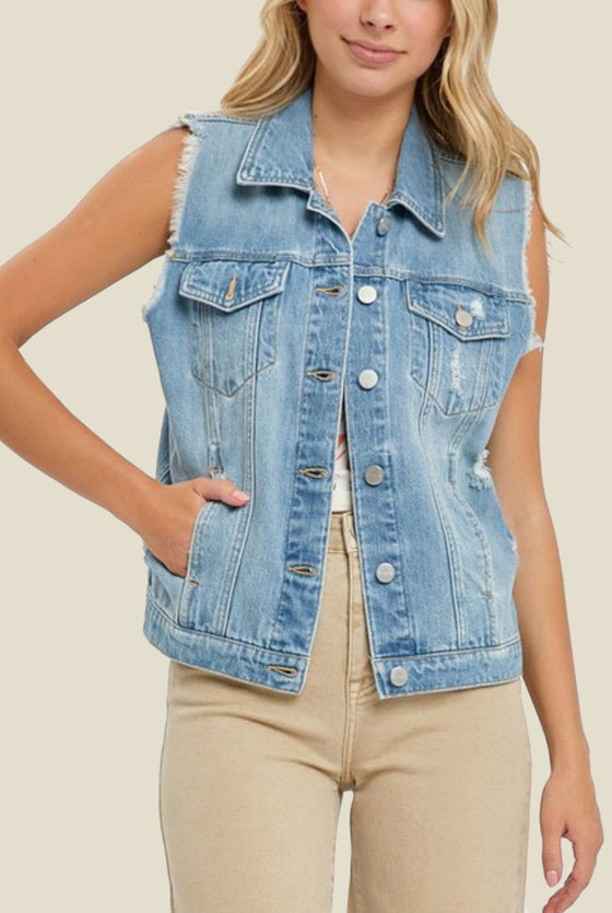 Denim vest