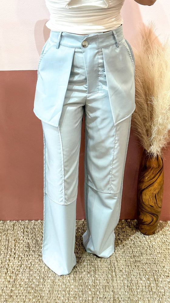 karo light blue pants