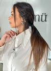 krystel dress in white