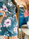 Pía Green Leaf Mini Dress