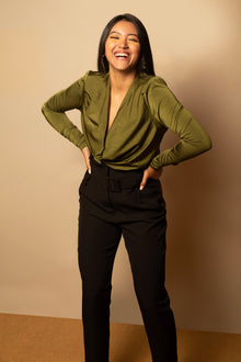  Thali Bodysuit Army Green
