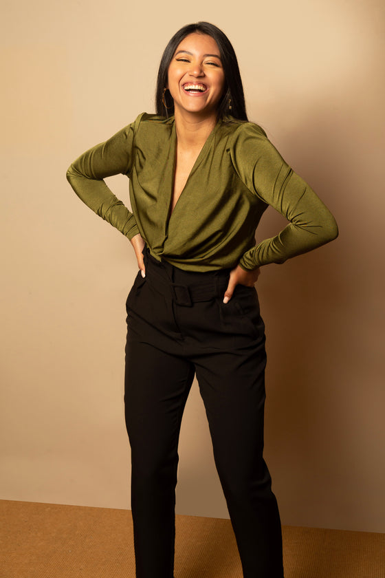 Thali Bodysuit Army Green