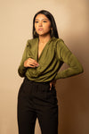 Thali Bodysuit Army Green