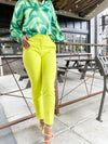 Electric Lime italian Pants