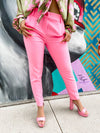 Candy pink italian pants