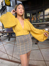 Wilma mustard top