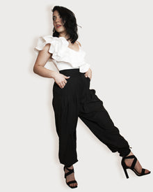  Peony black pants