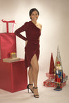 Amaranta red dress